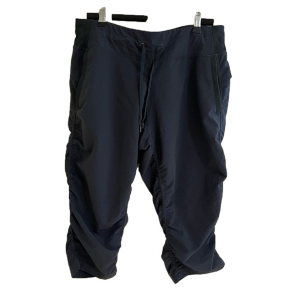 ACTIVEWEAR Dance Studio Style Side Ruching Drawstring Waistband Soft Carpi’s - Picture 1 of 8
